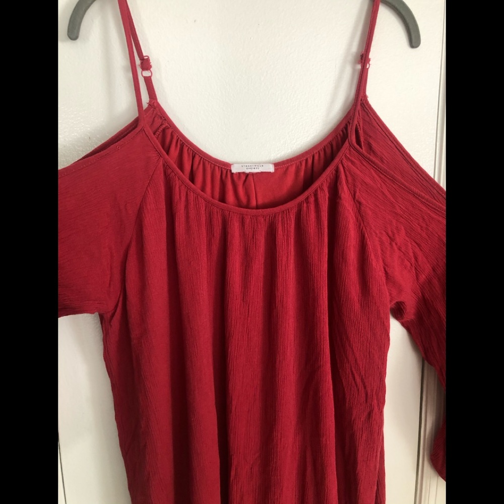 Cold shoulder dress